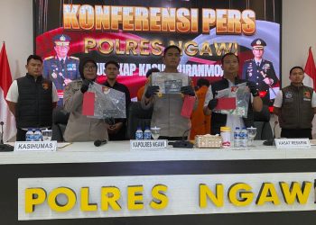 Reskrim Polres Ngawi Butuh 5 Jam Ungkap Pelaku Curanmor Spesialis 17 TKP