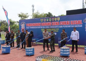 Boyolali Musnahkan 12 Juta Batang Rokok Ilegal, Rugikan Negara Rp 11,9 Miliar