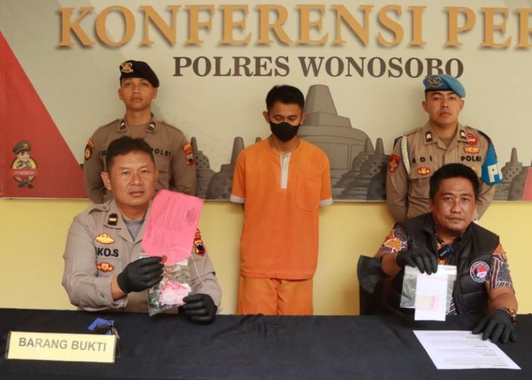 Satresnarkoba Wonosobo Bongkar Peredaran Sabu, 7 Paket Diamankan