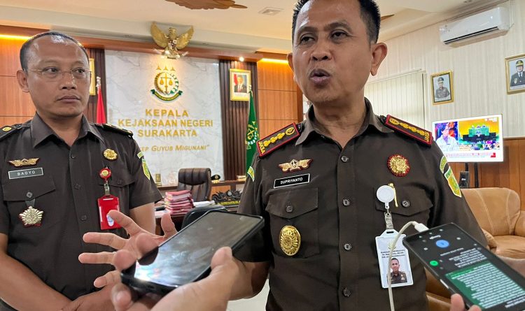 Eks Sekretaris DPUPR Solo Jadi Tersangka Korupsi Proyek Drainase Rp4,5 Miliar