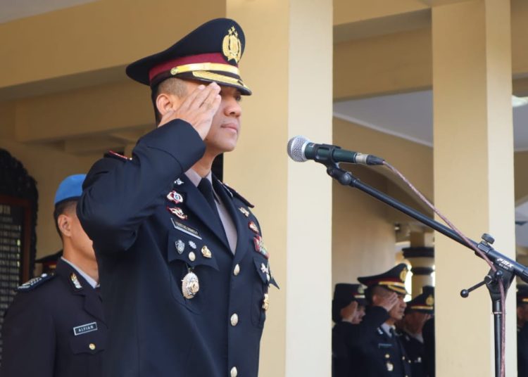 Upacara Hari Kesaktian Pancasila di Polres Madiun Kota Berlangsung Khidmat