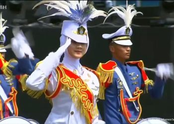 Bangga! Pelajar Ngawi Pimpin Gita Taruana Angkasa di Hadapan Presiden Prabowo