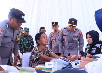 Wujud Kepedulian, Polres Ngawi Adakan Bakti Kesehatan bagi 100 Warga Padas