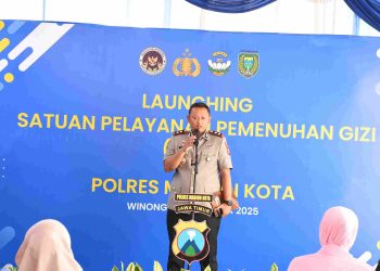 Kapolres Madiun Kota Dukung Penuh Gerakan Sosial “Satu Porsi Perut Gizi”