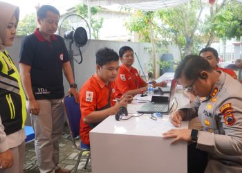 Kapolres Wonogiri Turut Donorkan Darah, Wujud Kepemimpinan Humanis di HUT Humas Polri ke 74