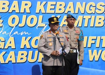 Apel Akbar Polres Wonogiri Jadi Simbol Persatuan dan Keamanan Berbasis Kebersamaan