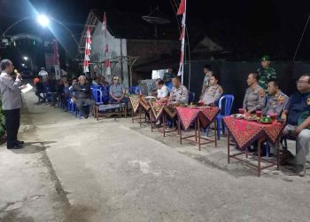 Wakapolres Wonogiri Pimpin Penilaian Siskamling di Jatisrono