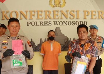 Residivis Kasus Sabu Kembali Ditangkap Satresnarkoba Wonosobo