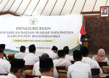 BWI Bojonegoro Resmi Dikukuhkan, Fokus Kembangkan Wakaf Produktif