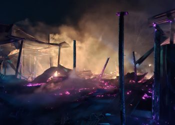 Api Mengamuk di Wisata Mangunan, Belasan Kios Pedagang Rata dengan Tanah