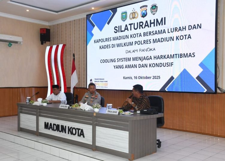 Kapolres Madiun Kota Gandeng Lurah dan Kades, Jaga Kamtibmas Lewat Silaturahmi