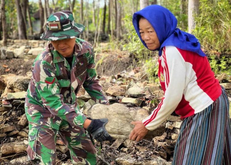 TMMD ke 126 Gunungkidul, Warga dan TNI Kompak Bangun Desa Candirejo
