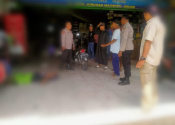 Tunggu Servis Motor, Pria Asal Grabahan Tewas Mendadak di Bengkel Magetan