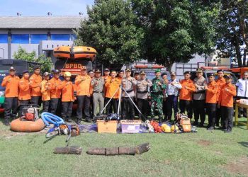 Apel Siaga Bencana, Kapolres Madiun Tekankan Sinergitas Lintas Instansi