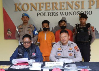 Satresnarkoba Polres Wonosobo Bekuk Dua Pengedar Psikotropika, Ribuan Butir Pil Disita