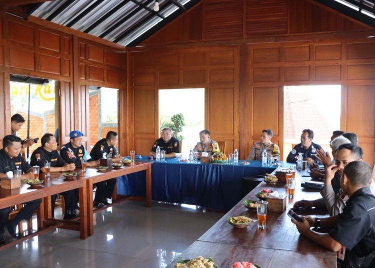 Jaga Kondusivitas Wilayah, Kapolres Wonogiri Temui Senkom Mitra Polri