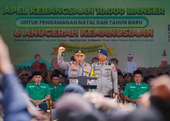 Apel Kebangsaan Banser di Cirebon, Kapolri Tegaskan Komitmen Jaga Persatuan Bangsa