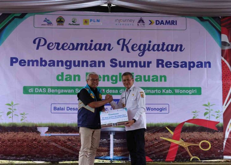Pemkab Wonogiri dan BUMN Resmikan 95 Sumur Resapan Atasi Krisis Air di Girimarto