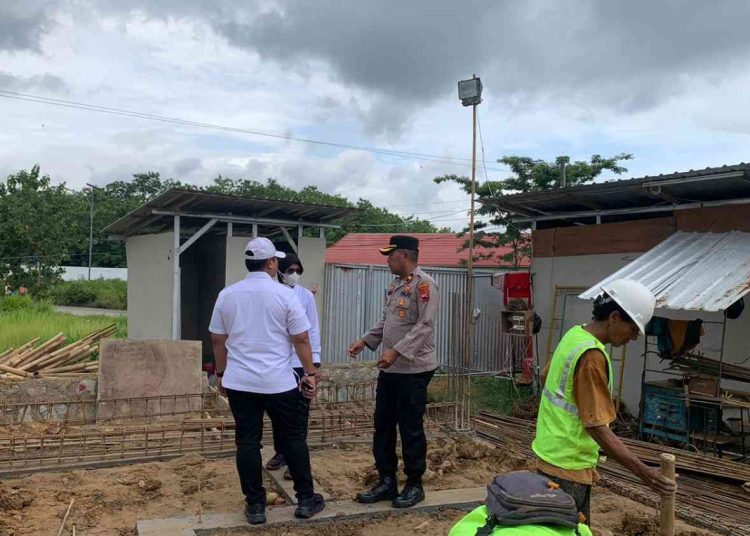 Polda Jateng Tinjau Progres Pembangunan Polsek Selogiri di Wonogiri