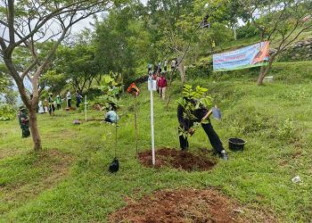 Lintas Sektor Gelar Penghijauan di Watu Cenik untuk Perkuat Habitat Monyet Ekor Panjang