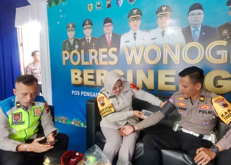 Sidokkes Polres Wonogiri Pastikan Kesehatan Personel Jelang Pengamanan Natal dan Tahun Baru