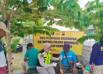 Jelang Nataru, Polres Wonogiri Hadirkan Layanan Kesehatan Gratis di Obyek Wisata