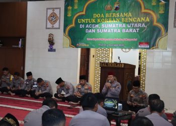 Polres Boyolali Gelar Salat Gaib untuk Korban Bencana Sumatera dan Aceh