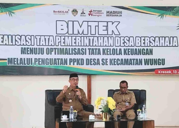 Bupati Madiun Dorong Disiplin Anggaran Desa Lewat Bimtek Optimalisasi Keuangan