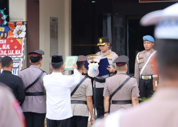 AKBP Wahyu Sulistyo Tekankan Profesionalisme dalam Sertijab Polres Wonogiri