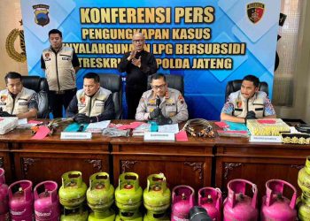 Polda Jateng Bongkar Penyalahgunaan LPG Subsidi, Empat Tersangka Diamankan