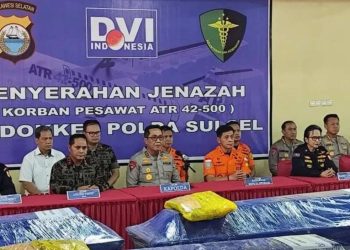 Tim DVI Identifikasi Seluruh Korban Kecelakaan Pesawat ATR 42-500 di Pangkep