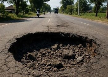 Wabup Bojonegoro Sidak Jalan Nasional Rusak di Baureno, Perbaikan Dijadwalkan Mulai Pekan Ini