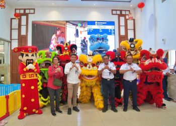 Perayaan Imlek 2577 Kongzili di Stasiun Madiun Dongkrak Penumpang KAI Daop 7