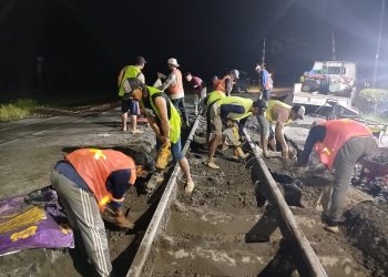 KAI Daop 7 Madiun Percepat Perbaikan Geometri Perlintasan Ngawi Demi Keselamatan