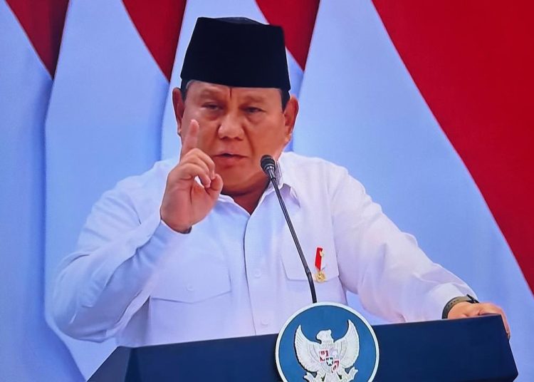 Prabowo Beri Arahan Kepala Daerah di Rakornas Pusat-Daerah 2026