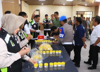 179 Personel Dites Urine Mendadak, Polres Ngawi Tegaskan Nol Toleransi Narkoba