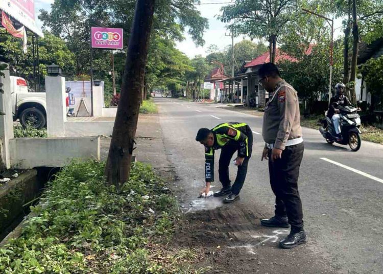 Kecelakaan Tunggal di Blitar, Dua Pelajar SMP Tewas Usai Motor Tabrak Pohon