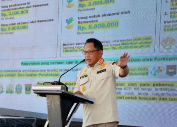 Kasatgas PRR Pascabencana Tito Karnavian Ingatkan Pemda Percepat Pengiriman Data Penerima Bantuan