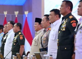 Presiden Prabowo Pimpin Rapim TNI-Polri di Istana Kepresidanan