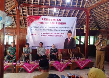 PISEW Didorong Jadi Motor Pertumbuhan Ekonomi Desa di Wonogiri