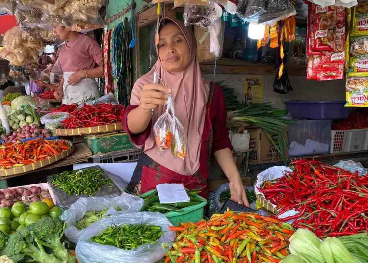 Harga Cabai Rawit di Pasar Sunggingan Boyolali Tembus Rp110 Ribu per Kilogram, Pedagang Jual Kemasan Rp5.000