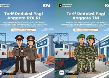 KAI Daop 7 Madiun Terapkan Registrasi Ulang Tarif Reduksi TNI-Polri