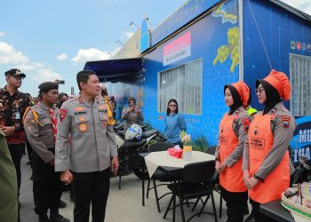 Jelang Arus Mudik Lebaran, Kapolda Jateng Tinjau Pos Terpadu Exit Tol Prambanan