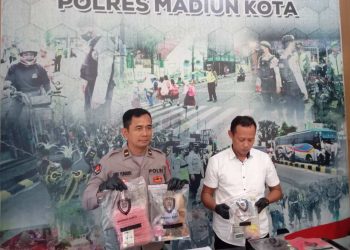 Satreskoba Madiun Kota Ungkap Peredaran 300 Gram Sabu di Dua Lokasi
