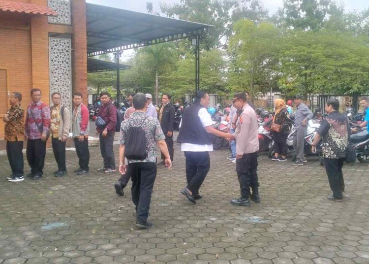 Polres Wonogiri Amankan Kunjungan Wakil Ketua MPR RI Bambang Wuryanto di Selogiri