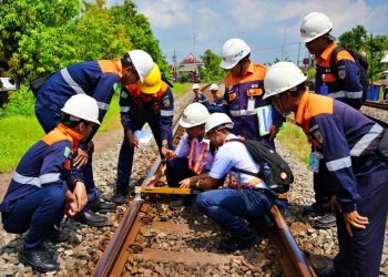 KAI Daop 7 Madiun Gelar Diklat Perawatan Jalur Tingkatkan Keselamatan