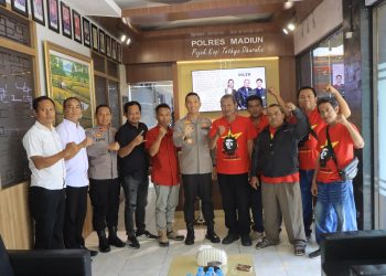 Polres Madiun Ajak Serikat Buruh Jaga Kondusivitas Jelang May Day 2026