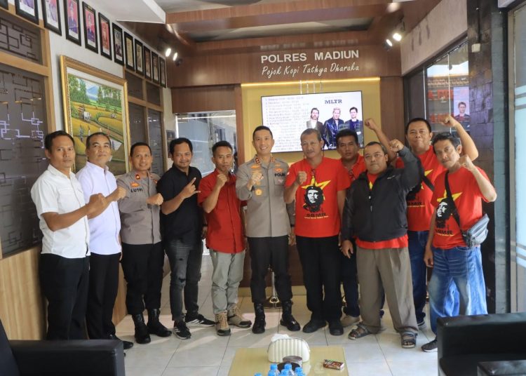 Polres Madiun Ajak Serikat Buruh Jaga Kondusivitas Jelang May Day 2026