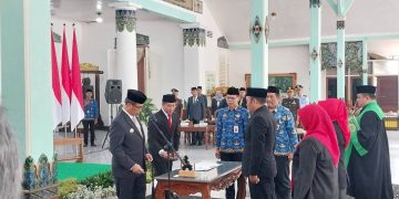 Sigit Budiarto Resmi Dilantik Jadi Sekda Madiun, Bupati Tekankan Peran Strategis Penggerak Birokrasi