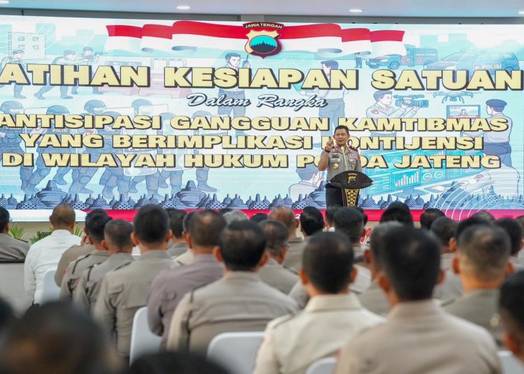 Polda Jateng Perkuat Kesiapan Personel Jelang May Day, Tekankan Pendekatan Humanis dan Profesional